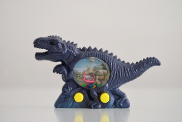 Dinosaur Water Toss Game - Vintage Handheld Toy
