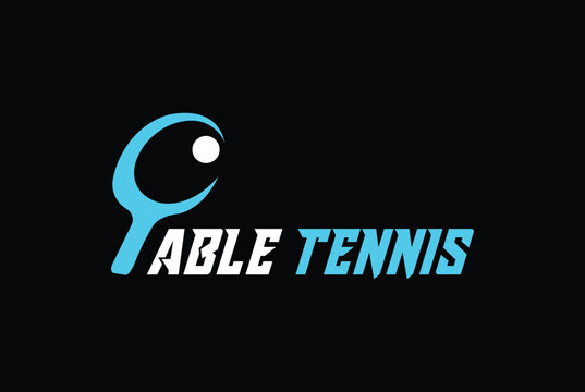 tabletennis logo vector for any business especially for sport team, club, community.