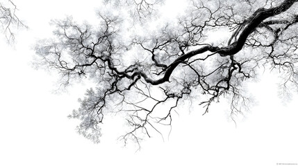 Fototapeta premium Ethereal Blossom: An Abstract Ode to Nature's Fluid Growth and Elegance