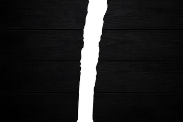 Dark textured background with a vertical shadow line dividing the frame