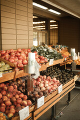 fruits and vegetables at market