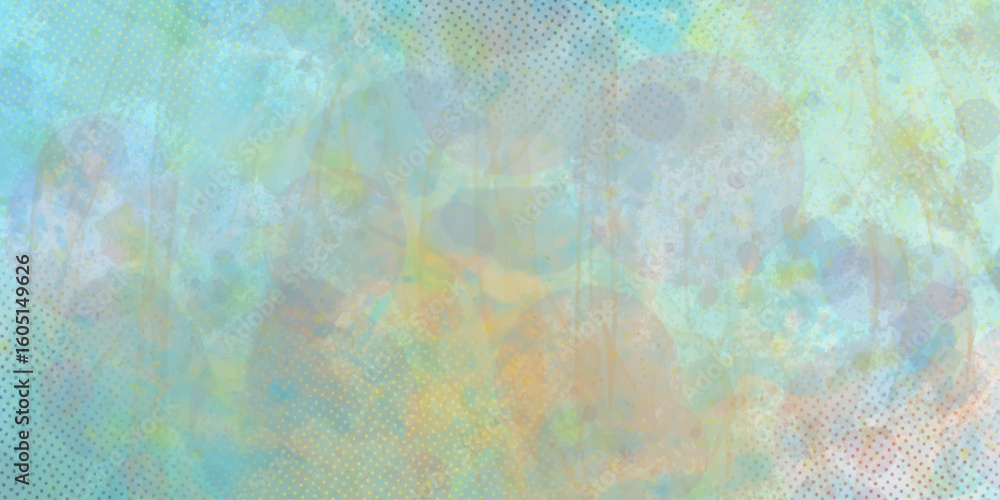 Poster abstract dynamic shape of colorful pattern combination mixes color and design texture watercolor pai