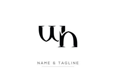 WN Elegant Monogram Logo Design Featuring Stylized Letters. A sophisticated monogram logo representation showcasing artistic typography with a modern design