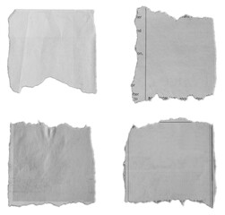 Torn pieces of paper
