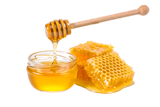 honey isolated on white background, png, ai generated.