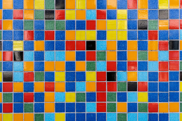 colorful mosaic tiles for background use