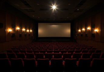 Empty Movie Theater A Cinematic Experience Awaits
