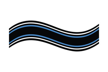 Abstract Blue Gradient Background With Sof