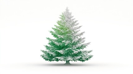 Fototapeta premium Snowy Christmas Tree (1)