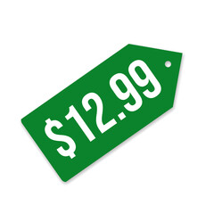 $12.99 only png, green colour shape, neat price icon, modern tag sign