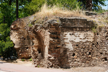 Ruins of a Bath in Iznik Town, Bursa, Turkiye