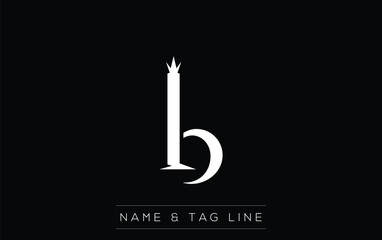 LB logo design. A sophisticated, minimalistic logo design featuring golden stylized typography,  perfect for branding concepts emphasizing luxury, professionalism, and contemporary aesthetics.