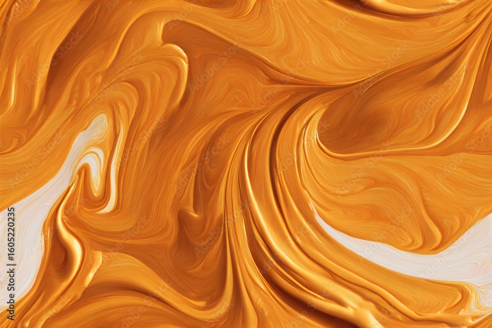 Poster abstract seamless pattern of flowing orange and white lines. artistic background for design. concept