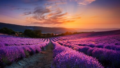 lavender dreams sunset serenade