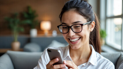 Happy Student Receiving Great News
