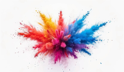 Abstract Colorful Watercolor Splash Background with Artistic Design Elements