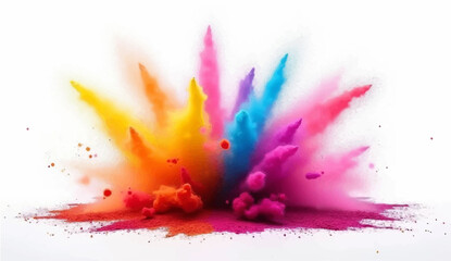 Abstract Colorful Watercolor Splash Background with Artistic Design Elements