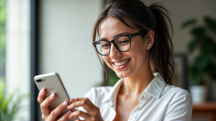 Happy Student Receiving Great News