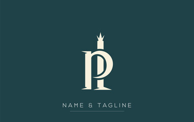 PL Elegant Monogram Logo Design Featuring Stylized Letters. A sophisticated monogram logo representation showcasing artistic typography with a modern design