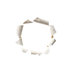 hole in the paper
