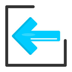 Arrow Circle Left Vector Icon Design