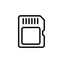 Memory Storage Icon A Modern Representation of Data Storage Technology and Digital Information