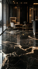 Stylish gold round frame design over black high resolution picture