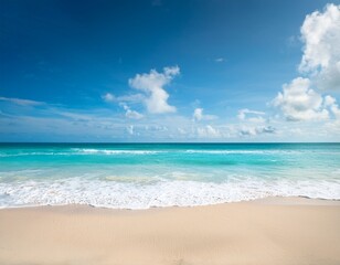 Fototapeta premium abstract summer background tropical beach sea sky and sand