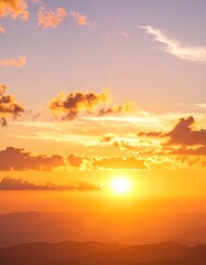 A breathtaking sunset view