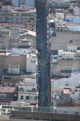 uliczka Alicante widziana z góry na dużym zbliżeniu © Miroslaw