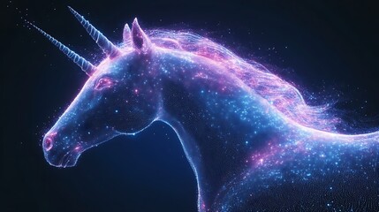Sparkling unicorn profile