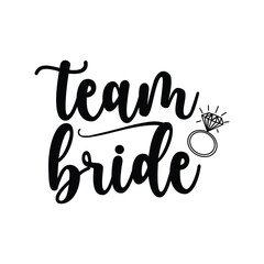 team bride