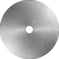 Fototapeta premium abstract halftone circular design isolated on white background, png, ai generated.