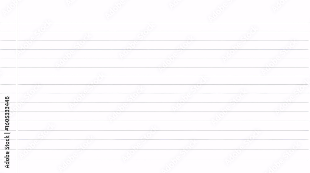 Poster lined notebook background with pale grey horizontal rules on white