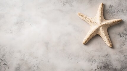 Starfish on a textured surface