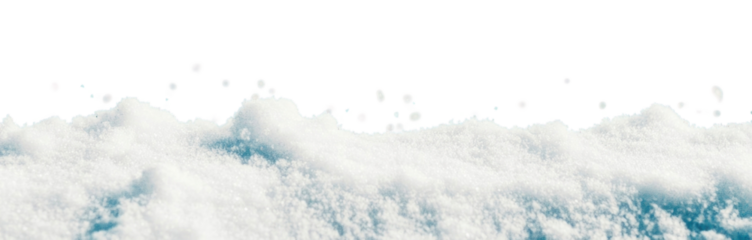 PNG A snow border winter snowflakes atmosphere.