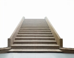 Fototapeta premium stairs isolated on white background