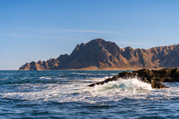 K&uuml;ste vor Bleik auf der Inselgruppe Andoya