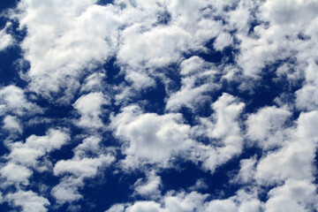 Altocumulus clouds