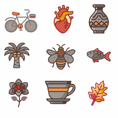 Autumn-Themed Icons Collection