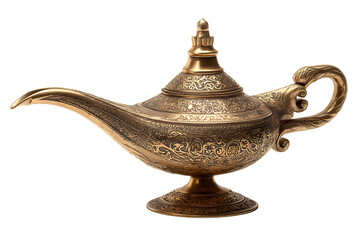 antique brass teapot