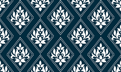 damask seamless pattern background. Classical old fashioned damask ornament, royal victorian seamless texture for wallpapers, textile, wrapping