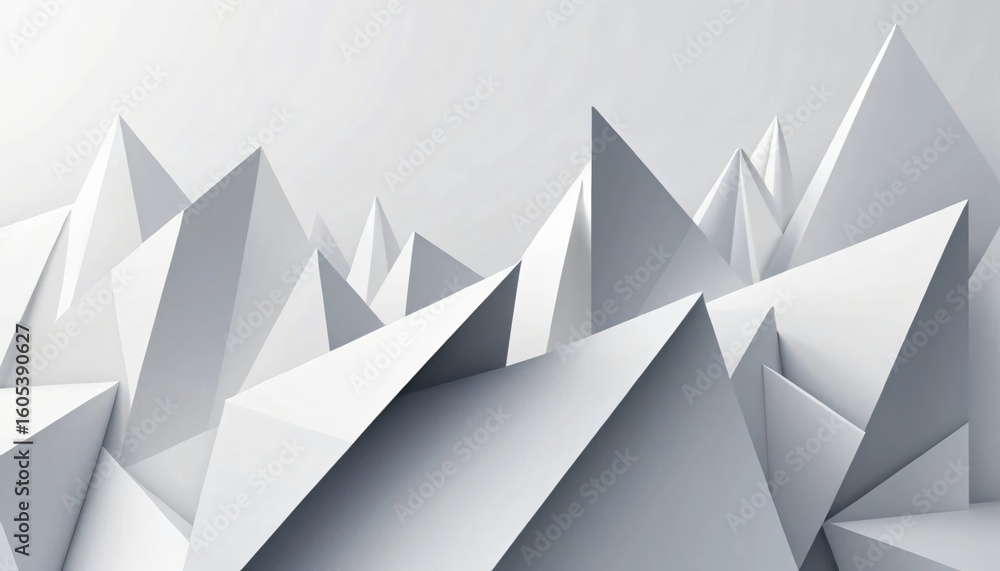 Fototapete minimalist geometric shapes create a modern and clean background for web design and presentations