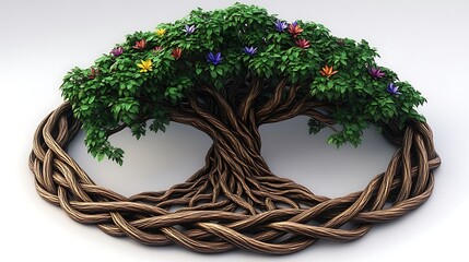 Ornate tree of life design
