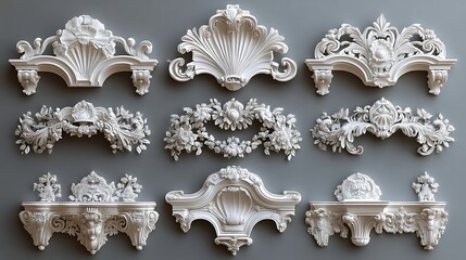 Ornate wall decorations