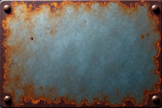 Coarse grainy metal plate with dusty appearance and minor rust spots , rusty, industrial