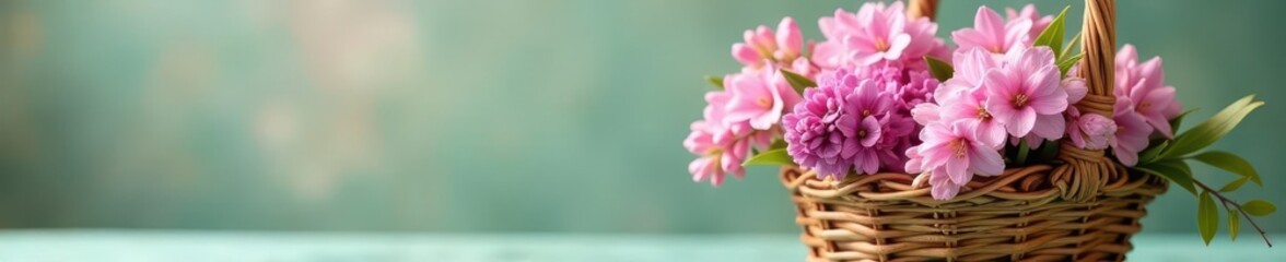 Easter Basket Filled With Fresh