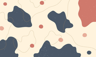 Abstract backgroud texture vector illustration. Concept of modern, minimal  and simple style with free form, line and color. Background for print on paper or fabric, wallpaper, banner, backdrop.