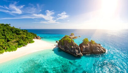 Fototapeta premium Tropical paradise beach