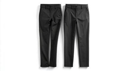 Black pants, formal style